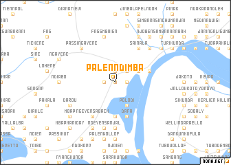 map of Palen NʼDimba
