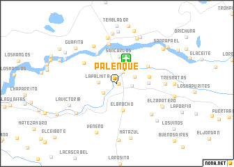 map of Palenque