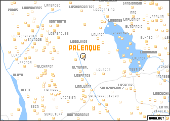 map of Palenque