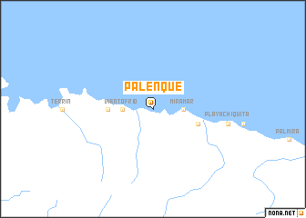 map of Palenque