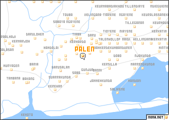 map of Palen