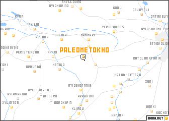 map of Paleometokho