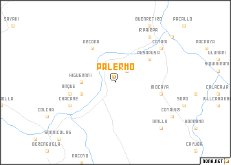 map of Palermo