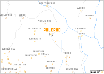 map of Palermo