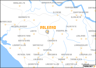 map of Palermo
