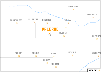 map of Palermo