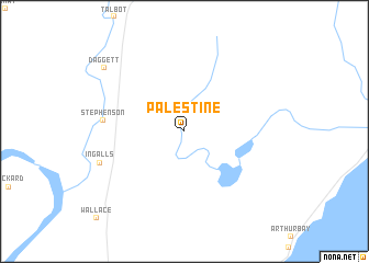 map of Palestine