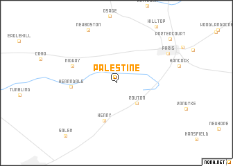 map of Palestine