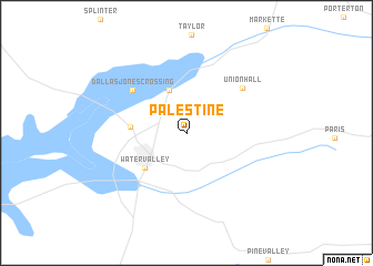 map of Palestine