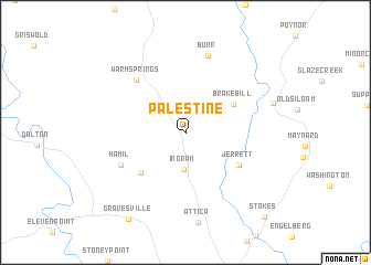 map of Palestine