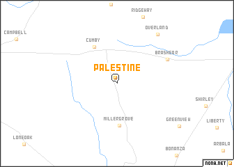 map of Palestine