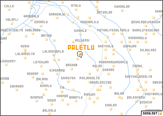 map of Pāletlū