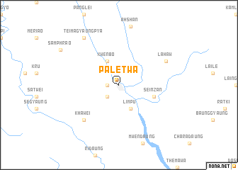 map of Paletwa