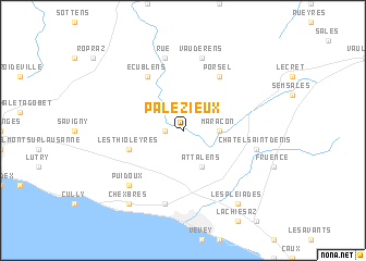map of Palézieux