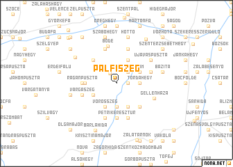 map of Pálfiszeg