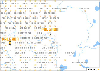 map of Pālgaon