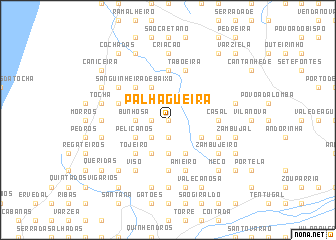 map of Palhagueira