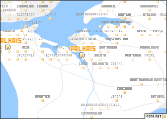 map of Palhais