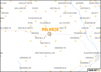 map of Pálháza