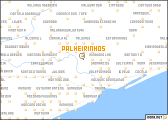 map of Palheirinhos