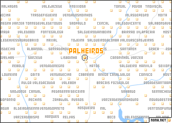 map of Palheiros