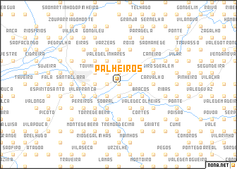 map of Palheiros