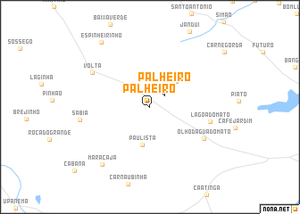 map of Palheiro