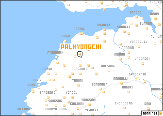 map of P\