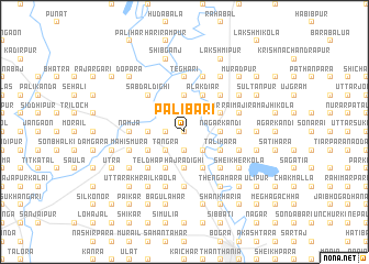 map of Palibāri