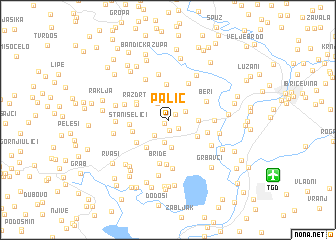 map of Palić