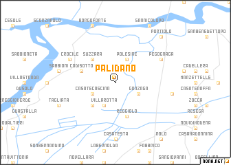 map of Palidano