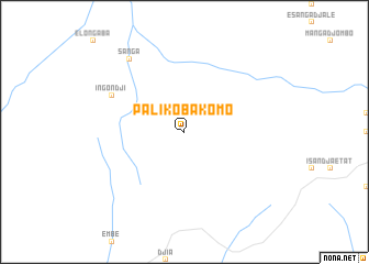 map of Paliko-Bakomo