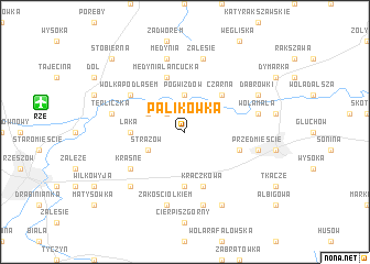 map of Palikówka