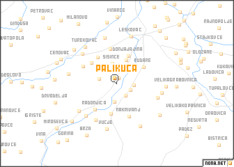 map of Palikuća