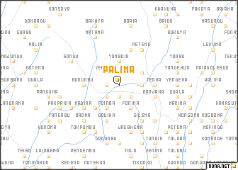 map of Palima