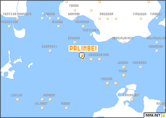 map of Palimbei