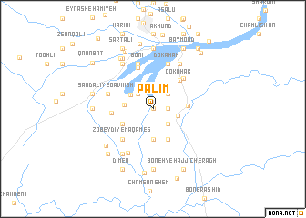 map of Palīm