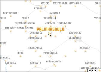 map of Pálinkásdůlő