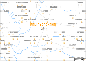 map of Palinyonokaha