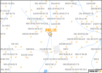 map of Palin