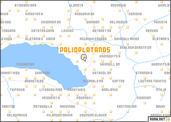 map of Palioplátanos