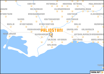 map of Paliostáni