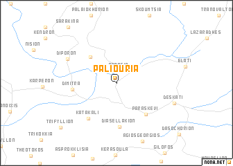 map of Paliouriá