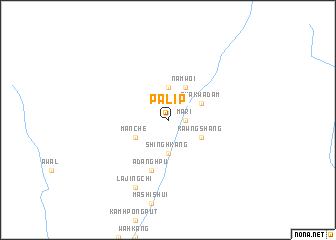 map of Palip