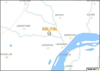 map of Palital