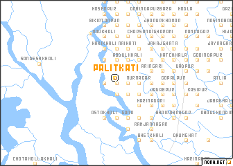 map of Pālitkāti