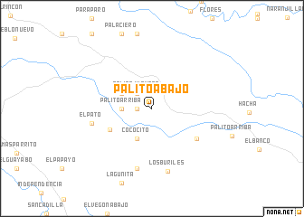 map of Palito Abajo