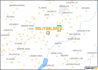 map of Palito Blanco