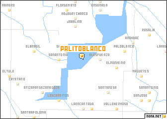map of Palito Blanco