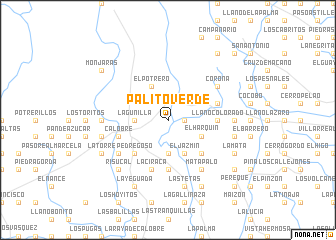 map of Palito Verde